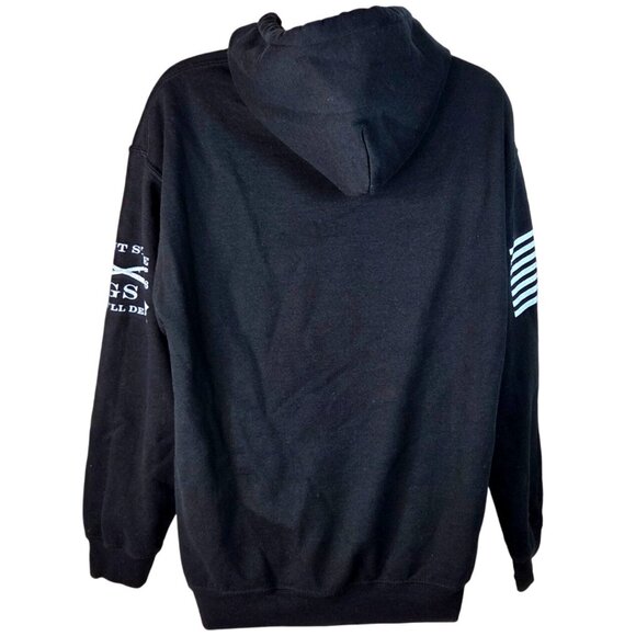 Grunt Style Black Hoodie Violates Community Standards GS Logo Medium - Picture 2 of 7